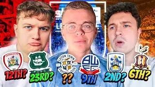 ASKING LEAGUE ONE FANS FOR THIER 25/26 PREDICTIONS! 🔥💭
