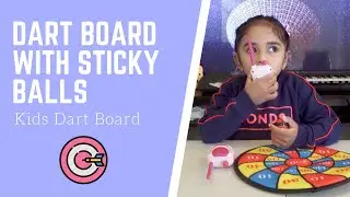 Kids Dart Board With Sticky Balls. Gdaytao Dartboard for Kids.