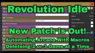 Revolution Idle - New Patch is Out! Useful Macros and Tips - updated macros in next video