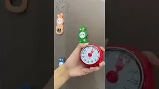 Stainless Steel Visual Kitchen Cooking Timer With Magnetic Back