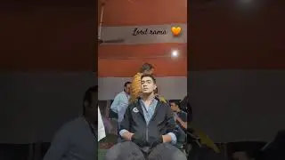 Making of Lord Rama 🧡 At PITAMPURA PU BLOCK Ramlila 2023 | Best Make Up Team #jaishreeram  #makeup