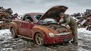 ASMR Car Restoration || Chevrolet SSR 2006 Full Restoration – Abandoned Rusted to Showroom look