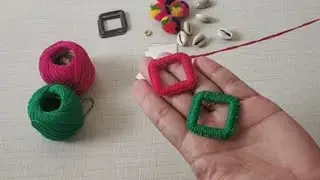 Easy DIY Latkan ll Beautiful Mirror Latkan ll Mirror shell Latkan ll  Lahega latkan  Tutorial