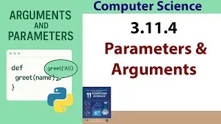 How to Use Parameters and Arguments in a Function | Python Functions Arguments and Parameters