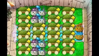 Plants Vs Zombies (Pool Endless) - 20 Cob Cannon Build Demonstration (Flag 1 to 22)