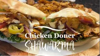 Turkish Chicken Doner Shawarma | Turkish Chicken Doner Kebab Recipe |Doner Kebab