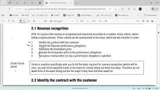 P2 IFRS 15 5 steps Revenue Recognition