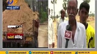 Farmers Facing Problems | Sand Mining Goes unabated in Guntur District