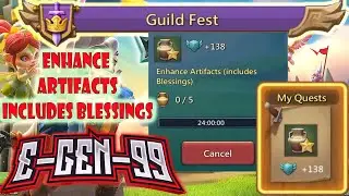 lords mobile guild fest task new quests 5 enhance artifacts