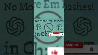 Исправьте привычку использовать длинное тире в ChatGPT одним быстрым шагом! #chatgpttips #chatgpt...