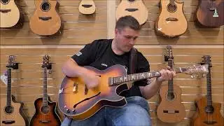 Oberkrainer Gitarre Jazzgitarre Rems OG 505A Sunburst