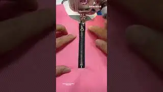 Top fly zipper