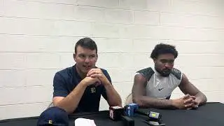 ETSU Football Coach Will Healy, TE Taharin Sudderth REACT to Loss to Tennessee