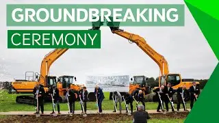 Hyundai Construction Equipment Groundbreaking Ceremony at Premises in Tessenderlo, Belgium