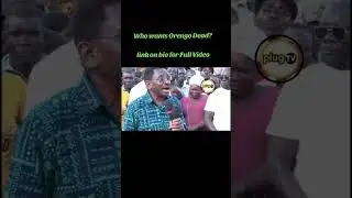 Who wants Orengo Dead? #digitalkenya #statehousekenya
