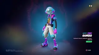 Fortnite Gumbo Skin Gameplay + Full Set Showcase - Bitter Gumbo Style, Bubbloon Glider Igame