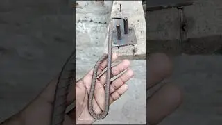 How to make the steel hook #shorts #hook #steelconstruction