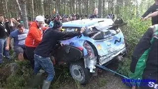 CRASH! @ Shakedown Thierry Neuville Rally Finland 2015