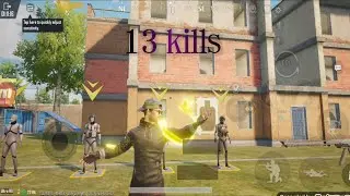 rendom teammates 13 kills chicken dinner performance of Aquos R3**PUBGGOD