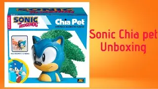 Sonic Chia pet Unboxing