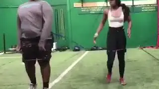 Great Cardio training with Kinetic Bands and Acceleration Speed Cord