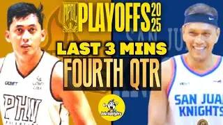 WHAT A GAME! MPBL PLAYOFFS LAST 3 MINUTES DO RO DIE: PANGASINAN VS SAN JUAN (NOVEMBER 13, 2025)