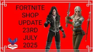 NEW | FORTNITE ITEM SHOP (JULY 23rd, 2025) THE WITCHER RETURNS
