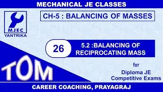C-26 : Balancing of Reciprocating Mass By Er. Shubham Gupta