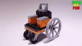 LEGO Wheelchair - How To Build - Building Instructions (parts from set 10715)