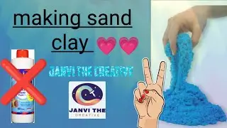 Making sand clay without activator💓💖#subscribe #youtube #like #share #diy 