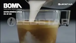Cafetera autom&aacute;tica expresso BOMA | BM-6818 | Ledstar