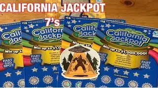 Билеты California Jackpot & 7’s‼️Скретч-карты лотереи Калифорнии🤞🍀🍀🍀