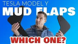 Tesla Model Y Mud Flaps - Two Options Compared!