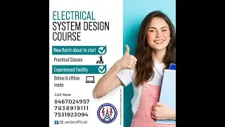 Online Electrical System Design (ESD) Training | AEDEI ,Govt. Certified Training INST |+918467024957