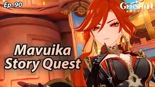 Mavuika Story Quest | As the Blazing Sun - All Cutscenes No Commentary EN Dub | Genshin Impact