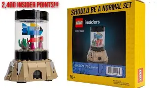 Is This The Best LEGO Insiders Reward? | LEGO Set #6605179 | Fish Tank