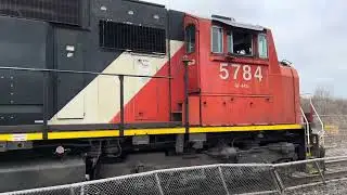 CN Rail SD75I 5784 at Aldershot GO