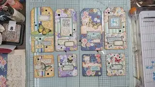 Left Overs | Large Scrap Strips | Tags & Small Journal Cards | One Sheet Challenge | Part 1