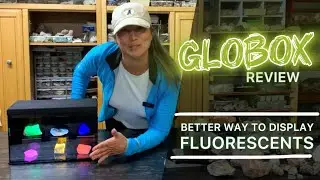 GLOBOX Fluorescent Minerals Display