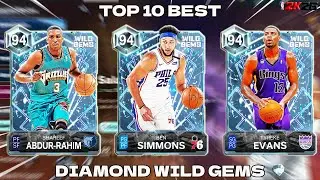 THE TOP 10 BEST WILD GEM DIAMOND CARDS IN NBA2K26 MYTEAM!!