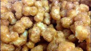 CARAMEL COATED CHEESE PUFFS - Todd's Kitchen