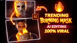 Gemini prompt burning mask reel video editing | jawan song mask burning reel video editing| prompt