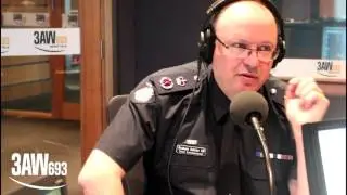Police chief commissioner Graham Ashton talks street hoons with Neil Mitchell