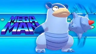 Galarian Slowbro as Mega Man Dynamax Mod Showcase - Pokemon Sword & Shield