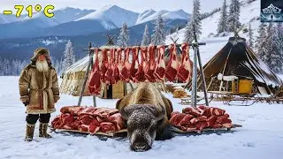 &minus;71&deg;C Survival ❄️ 5000kg Buffalo Hunt That Fed a Frozen Village