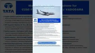#tata #advanced #system #hiring #latest #job #final #assembly #engineer #aerospace #aerobics #2024