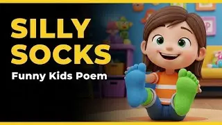 Silly Socks |Funny Kids Poem & Nursery Rhyme |MismatchedSocks Song for Children | Blue & Green Socks