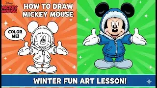 How to Draw Mickey Mouse Easy | Step by Step for Beginners