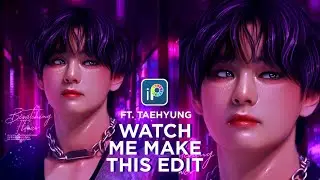 Speed edit ft. Taehyung | Ibispaint X | LATE UPLOAD VIDEO