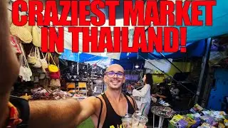🇹🇭 THE CRAZIEST TRAIN MARKET &ndash; MAEKLONG RAILWAY MARKET 🚆